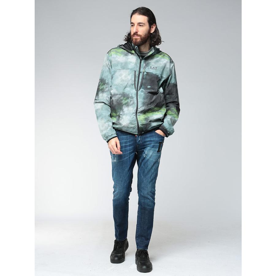 EMPORIO ARMANI ジュニア ライトボンバージャケット 10A EMPORIO ARMANI エンポリオアルマーニ ライトアウター ジャケット 総柄