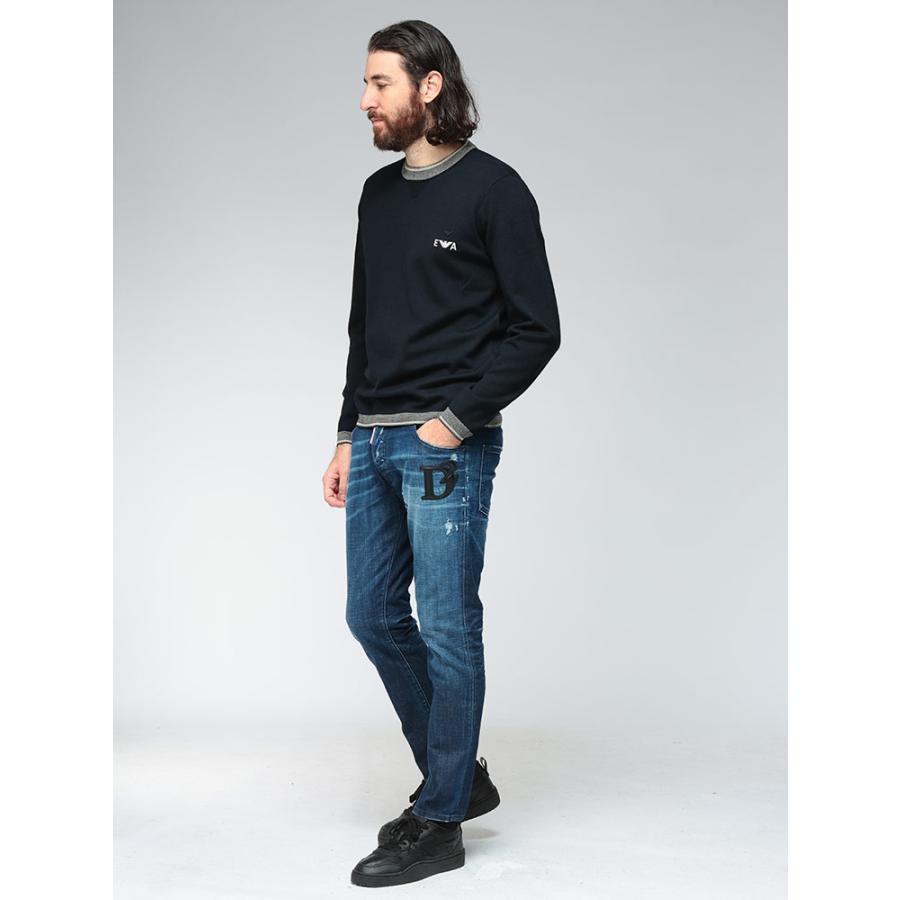 EMPORIO ARMANI エンポリオアルマーニ ニット トップス 胸ロゴ