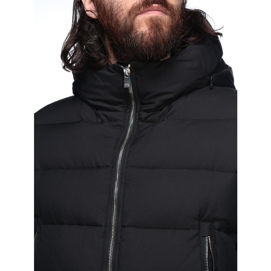 TATRAS（タトラス） フードジップロゴ フルジップ ダウンジャケット