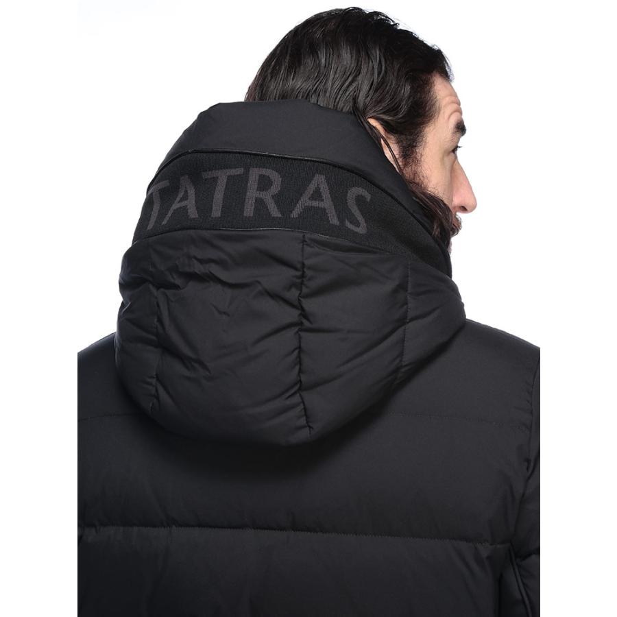 TATRAS（タトラス） フードジップロゴ フルジップ ダウンジャケット