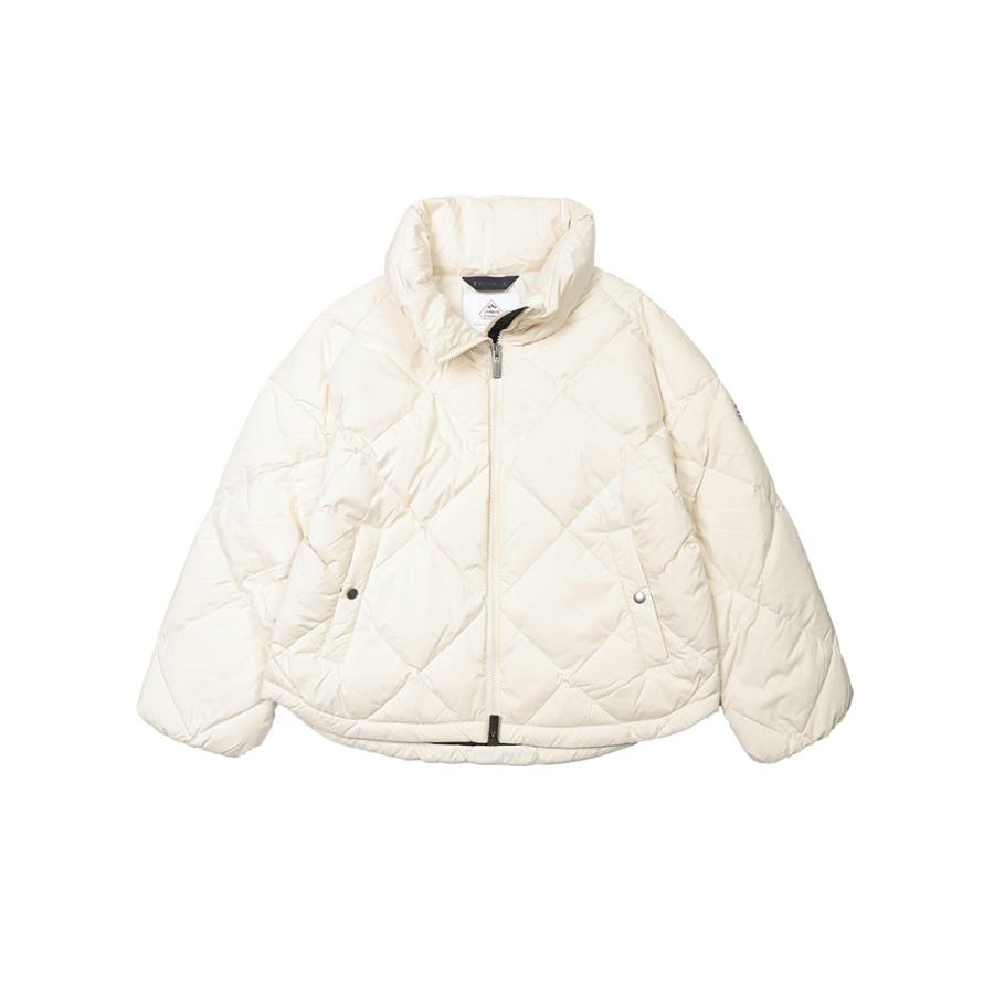 ピレネックス ダウン ブルゾン レディース PYRENEX ロゴ ボリュームネック キルティング ミドル丈 ダウンジャケット ADELE アデル PNLHWY009 ブランドの画像