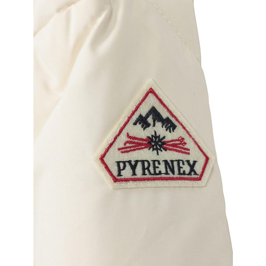 ピレネックス ダウン ブルゾン レディース PYRENEX ロゴ ボリュームネック キルティング ミドル丈 ダウンジャケット ADELE アデル PNLHWY009 ブランドの画像