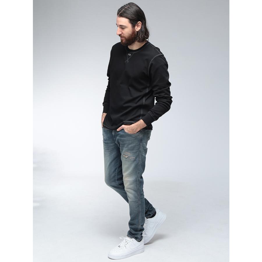 DIESEL（ディーゼル） ロンT メンズ ロゴ オーバルD クルーネック