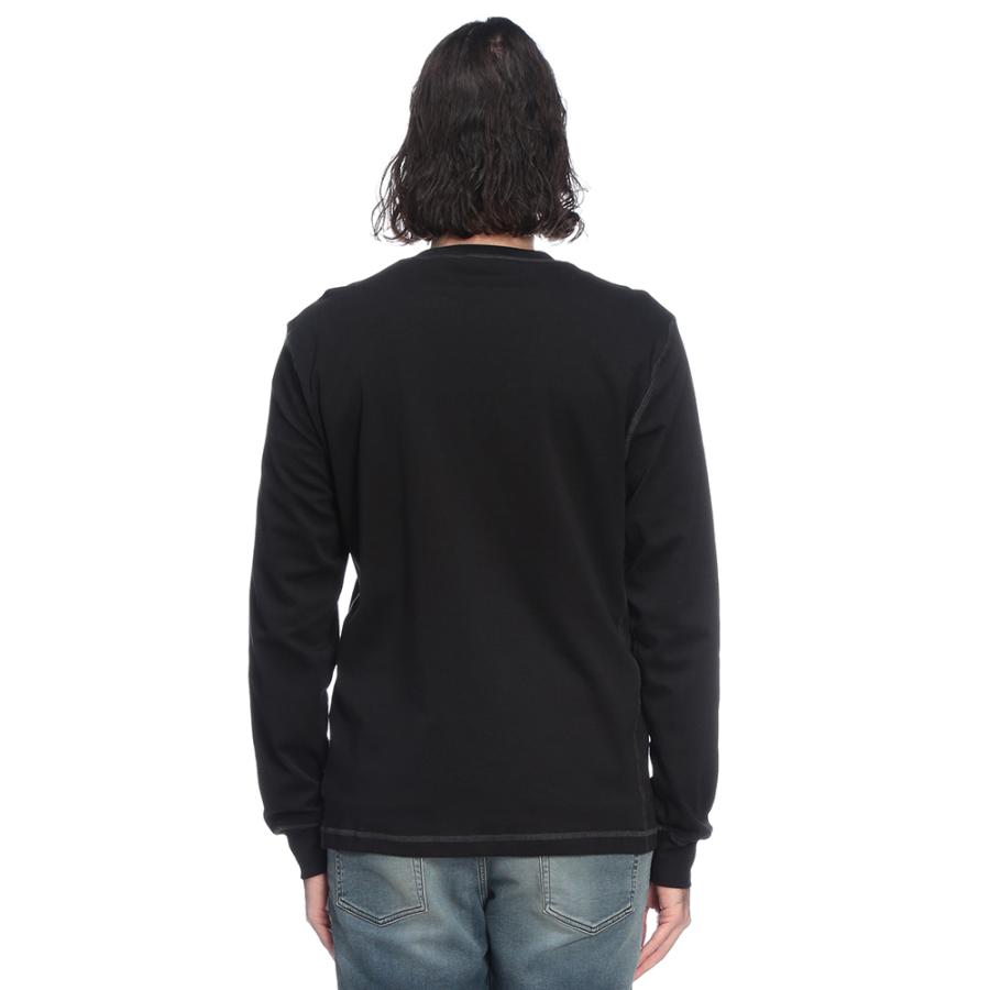 DIESEL（ディーゼル） ロンT メンズ ロゴ オーバルD クルーネック