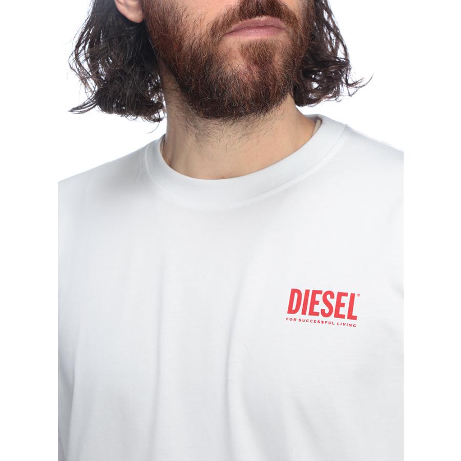 DIESEL（ディーゼル） ロンT メンズ ロゴ バックロゴ プリント クルー