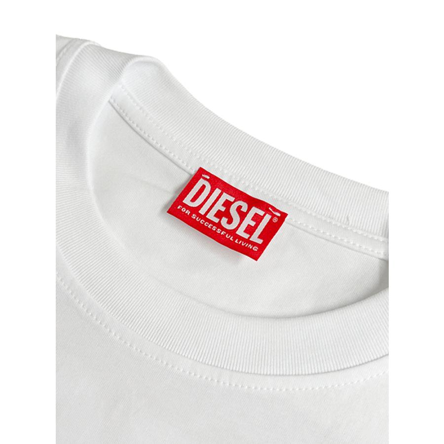 DIESEL（ディーゼル） ロンT メンズ ロゴ バックロゴ プリント クルー