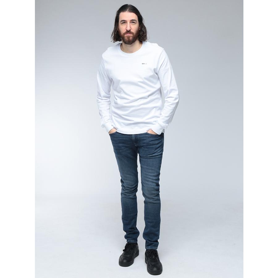 DIESEL（ディーゼル） ロンT メンズ ロゴ メタルミニロゴ クルーネック