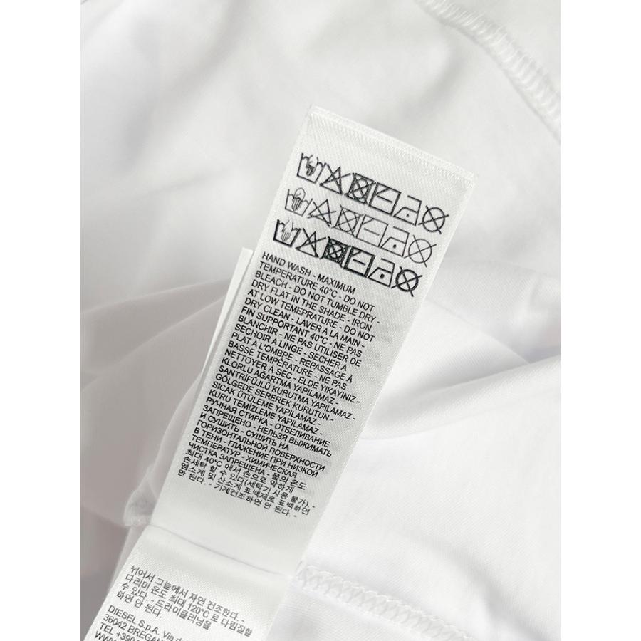 DIESEL（ディーゼル） ロンT メンズ ロゴ メタルミニロゴ クルーネック