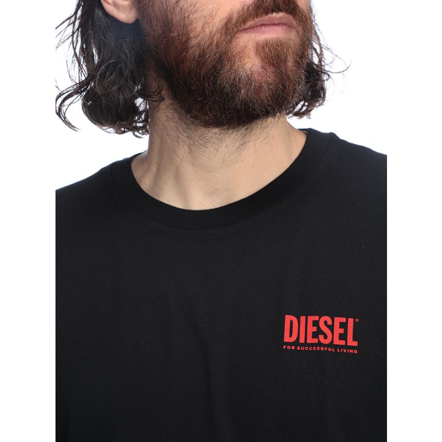 DIESEL（ディーゼル） Tシャツ メンズ ロゴ バックロゴ プリント