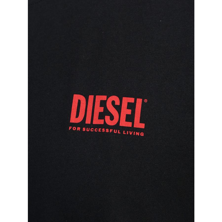 DIESEL（ディーゼル） Tシャツ メンズ ロゴ バックロゴ プリント 