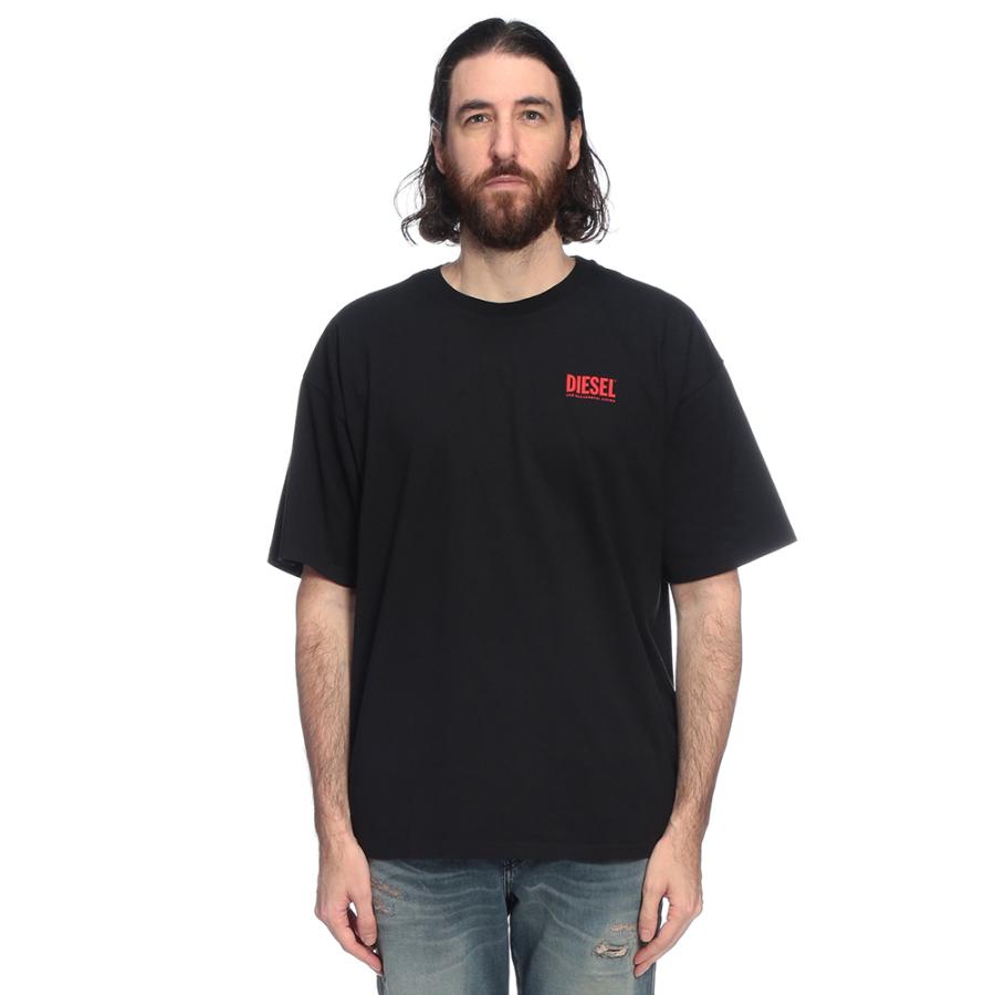 DIESEL（ディーゼル） Tシャツ メンズ ロゴ バックロゴ プリント