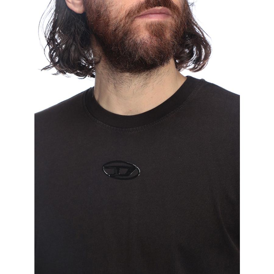 DIESEL（ディーゼル） Tシャツ メンズ ロゴ オーバルD バックデザイン