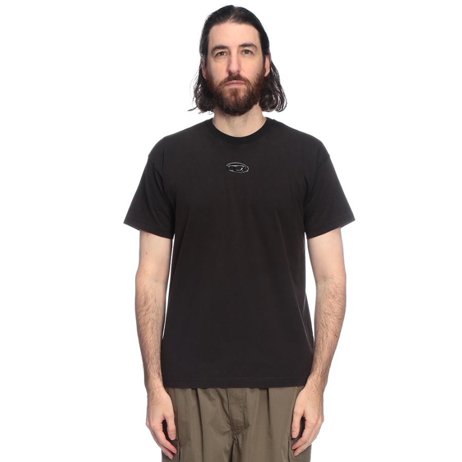 DIESEL（ディーゼル） Tシャツ メンズ ロゴ オーバルD バックデザイン