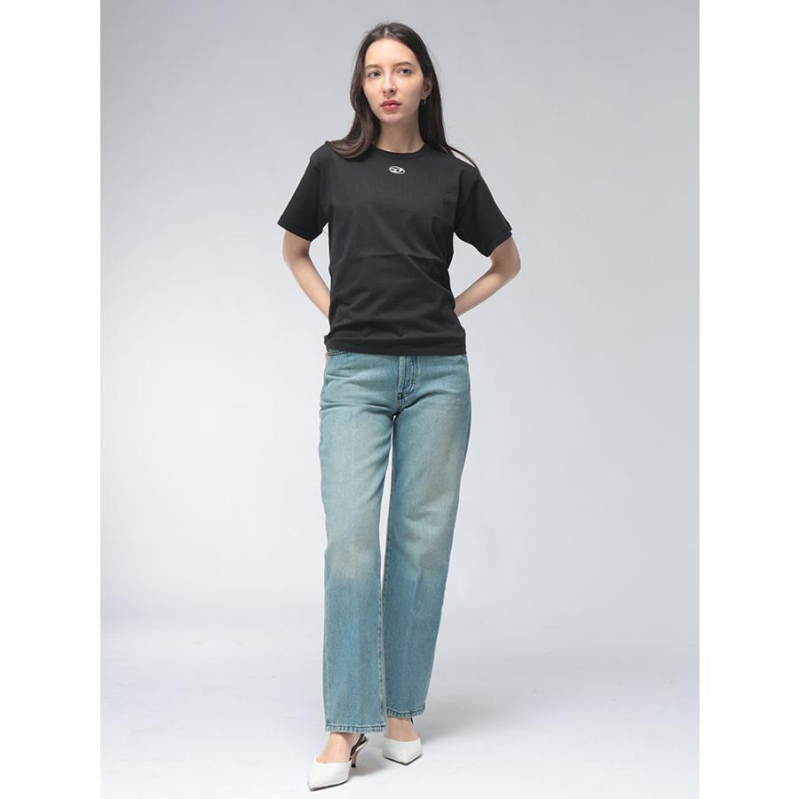 DIESEL（ディーゼル） Tシャツ レディース ロゴ オーバルD クルー