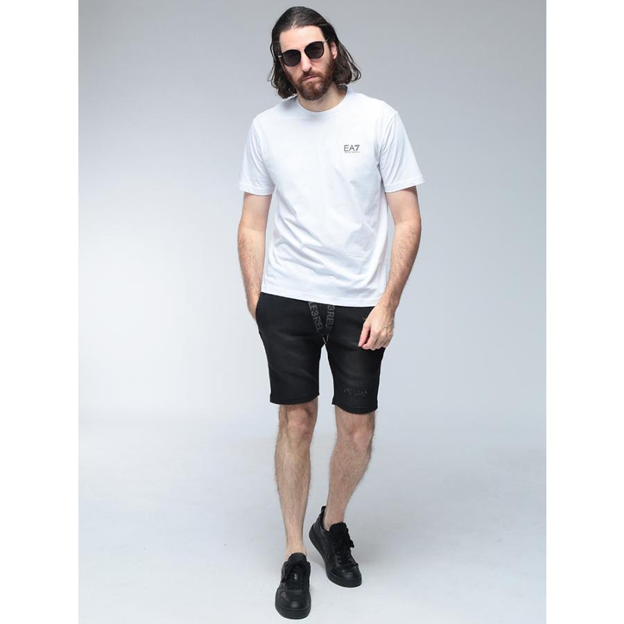 エンポリオアルマーニ Tシャツ メンズ EMPORIO ARMANI ロゴ バックロゴ クルーネック コットン 半袖 Tシャツ EA77M567AF10375 ブランドの画像