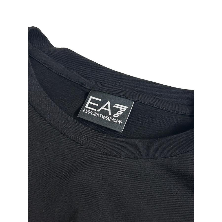 エンポリオアルマーニ Tシャツ メンズ EMPORIO ARMANI ロゴ バックロゴ クルーネック コットン 半袖 Tシャツ EA77M567AF10375 ブランドの画像