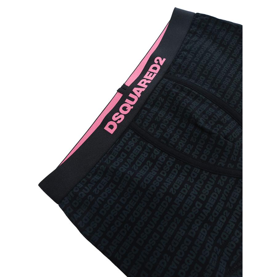DSQUARED2（ディースクエアード） ボクサーパンツ メンズ 総ロゴ 前
