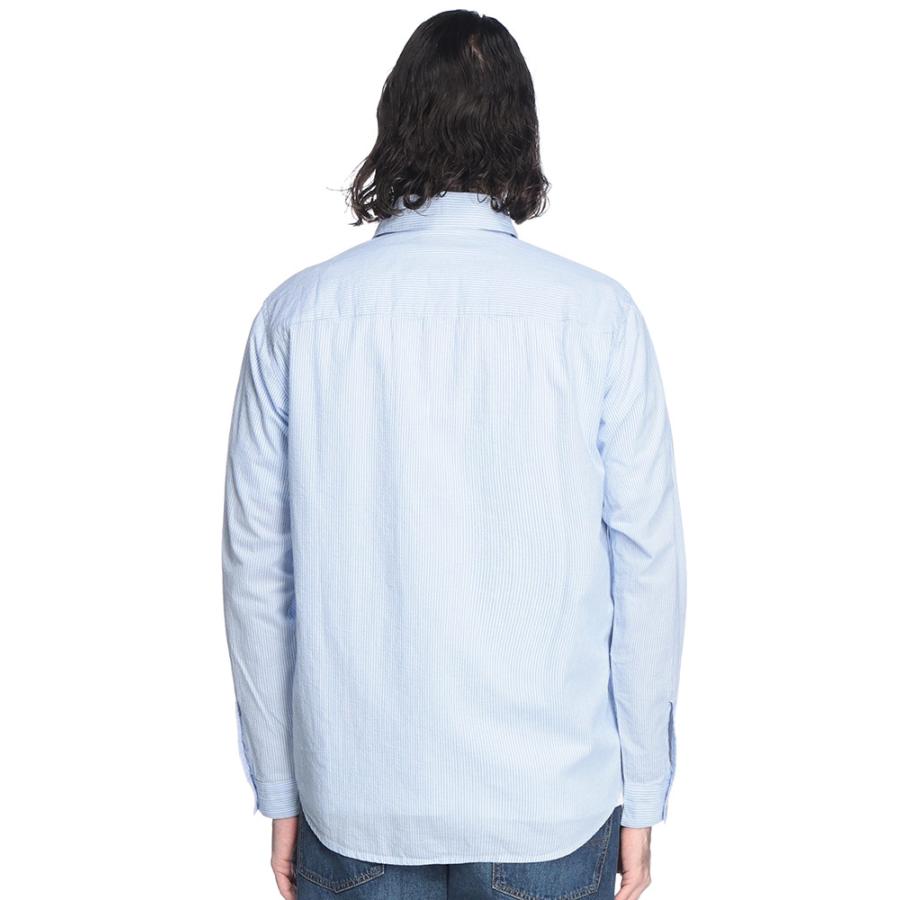 DIESEL（ディーゼル） シャツ メンズ ロゴ シアサッカー ストライプ