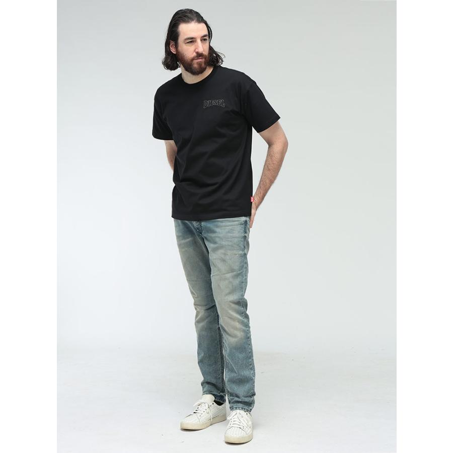 DIESEL（ディーゼル） デニムパンツ メンズ ロゴ ストレッチ ウエスト