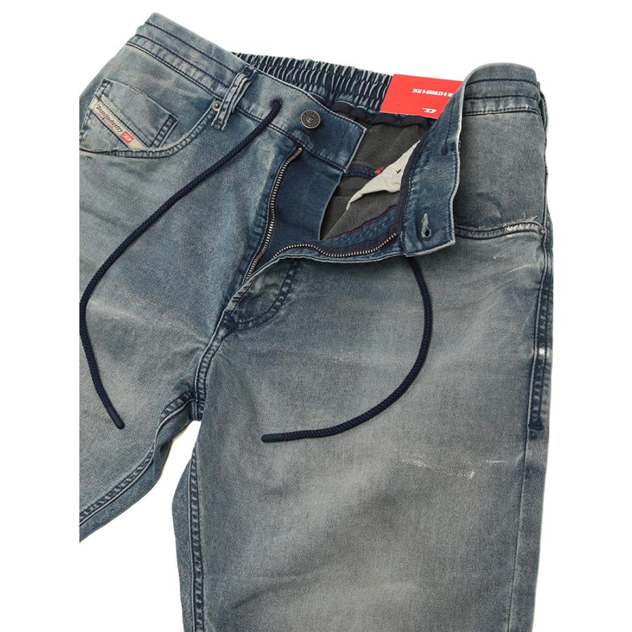 DIESEL（ディーゼル） デニムパンツ メンズ ロゴ ストレッチ ウエスト