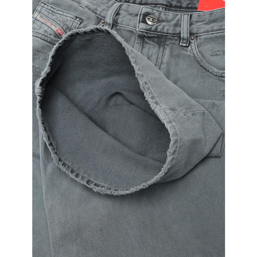 （ディーゼル） D-RISE ダークグレー 26 DIESEL（ディーゼル） デニムパンツ メンズ ロゴ ダメージ加工 ボタン
