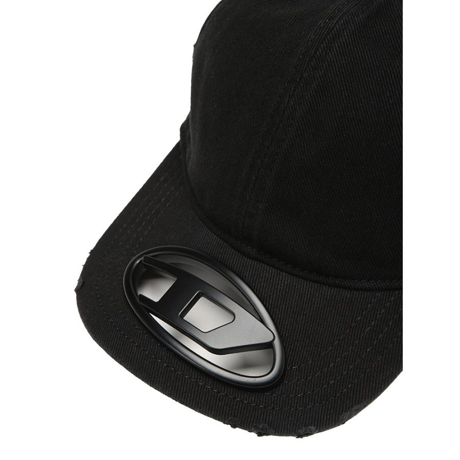 DIESEL（ディーゼル） キャップ メンズ ロゴ メタルオーバルD プレート