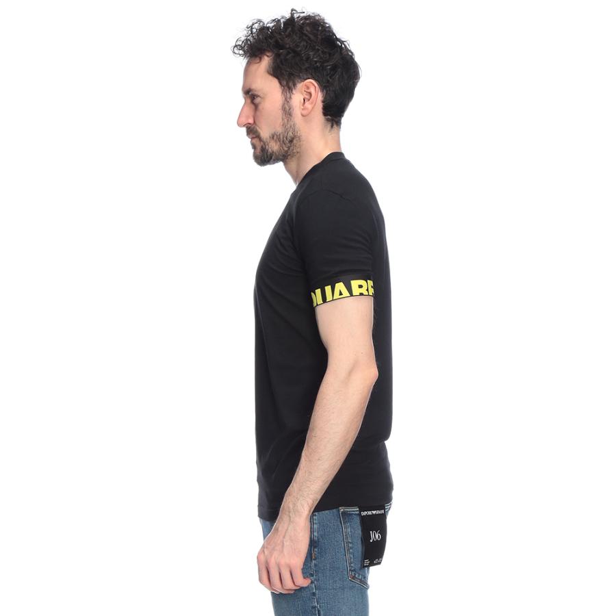 DSQUARED2（ディースクエアード） メンズ Tシャツ 半袖 ロゴ クルー