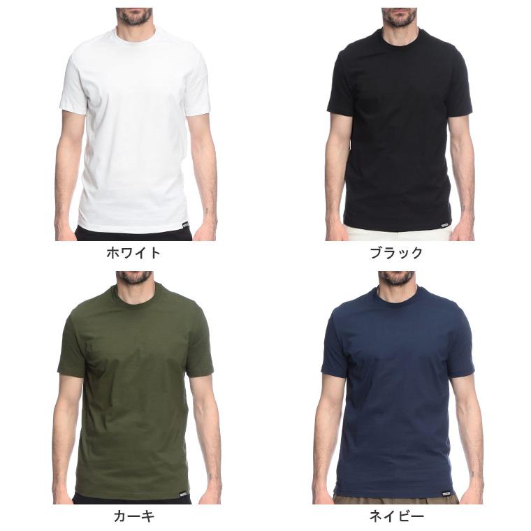 DSQUARED2（ディースクエアード） メンズ Tシャツ 半袖 無地 クルー