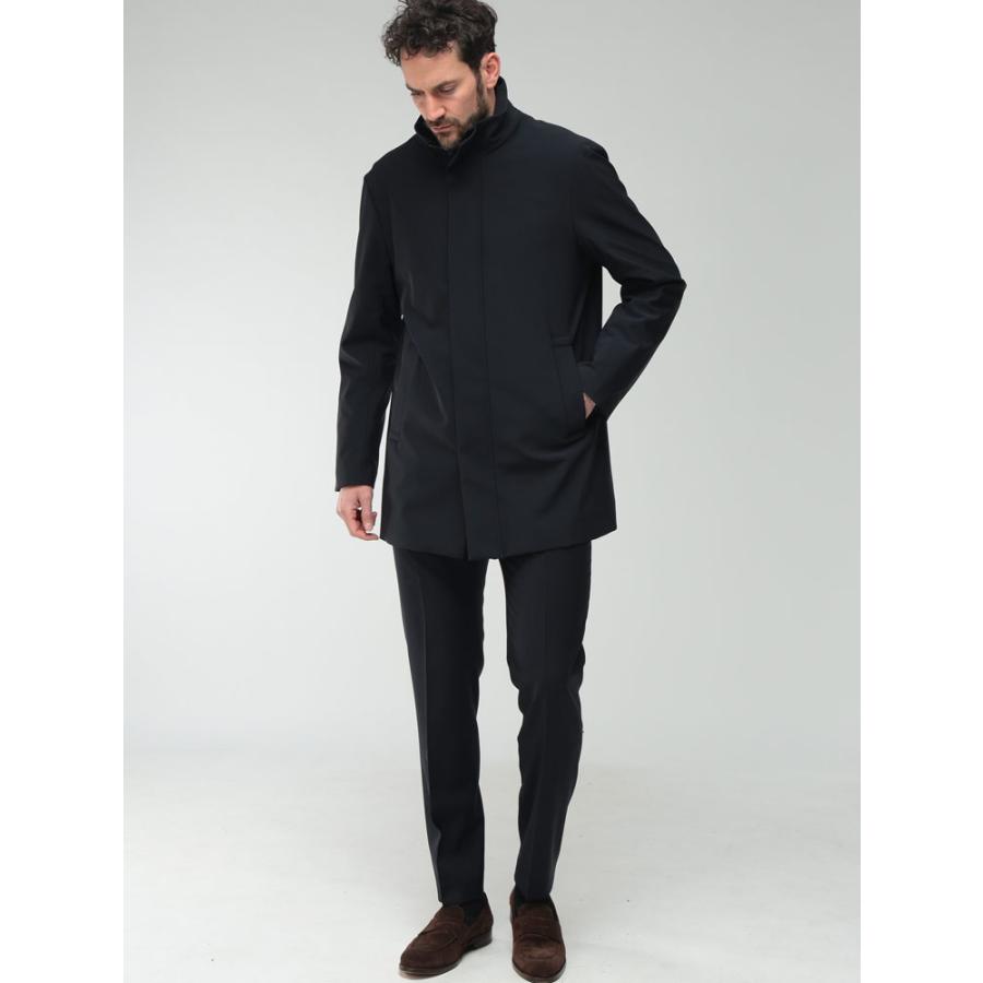 エンポリオアルマーニ EMPORIO ARMANI ストレッチ ナイロン スタンドカラー ハーフコート EA8N1L811NZAZ メンズの画像