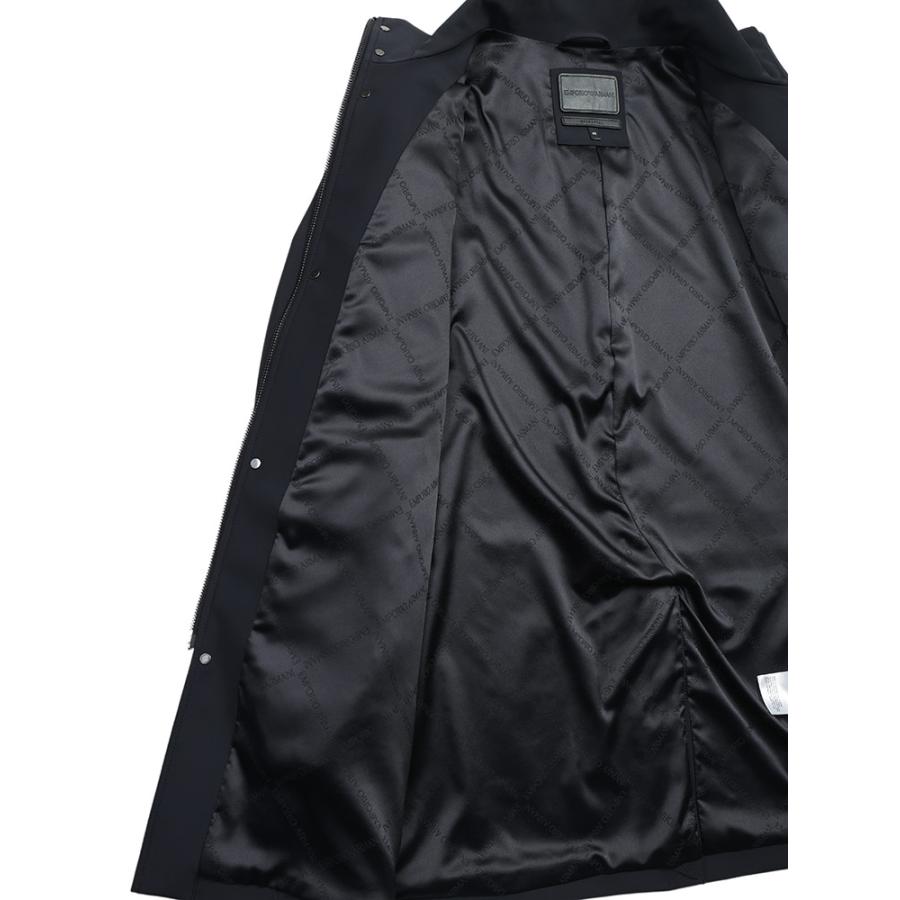 エンポリオアルマーニ EMPORIO ARMANI ストレッチ ナイロン スタンドカラー ハーフコート EA8N1L811NZAZ メンズの画像
