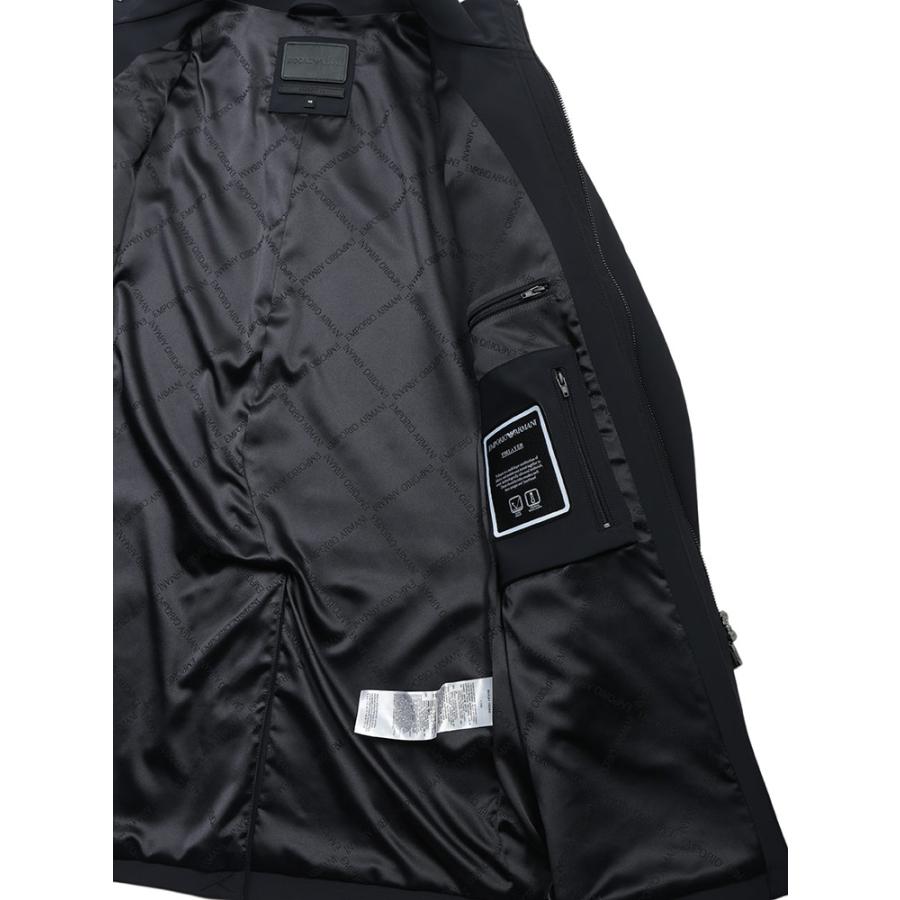 エンポリオアルマーニ EMPORIO ARMANI ストレッチ ナイロン スタンドカラー ハーフコート EA8N1L811NZAZ メンズの画像