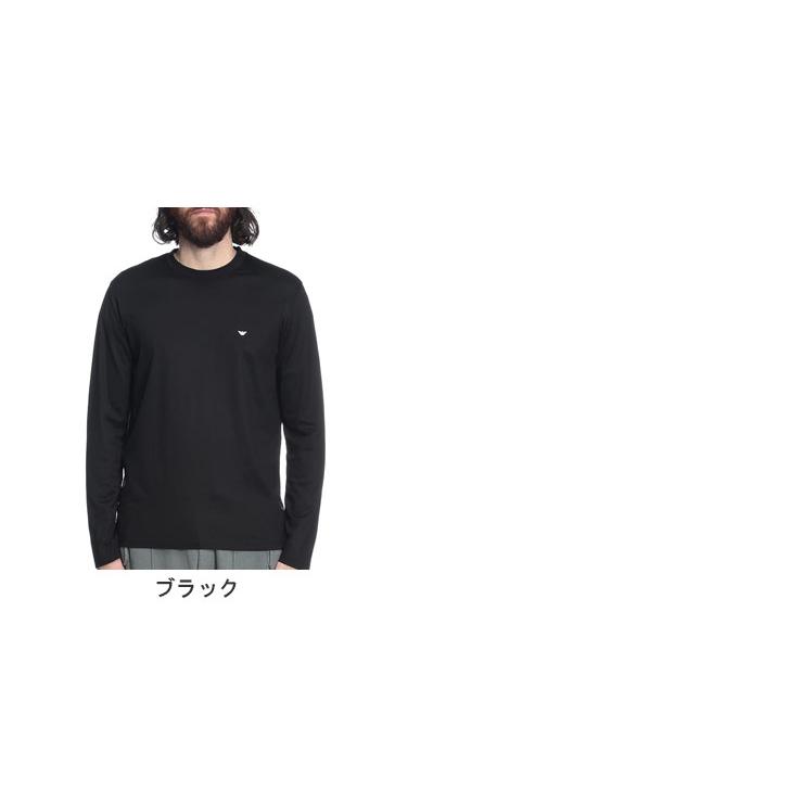 EMPORIO ARMANI エンポリオアルマーニ ロンT メンズ ロゴ 刺繍 クルー