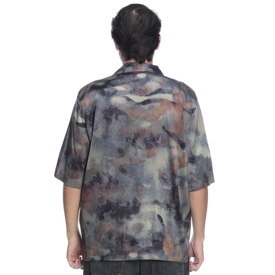 DIESEL（ディーゼル） メンズ シャツ 半袖 ロゴ カモフラージュ