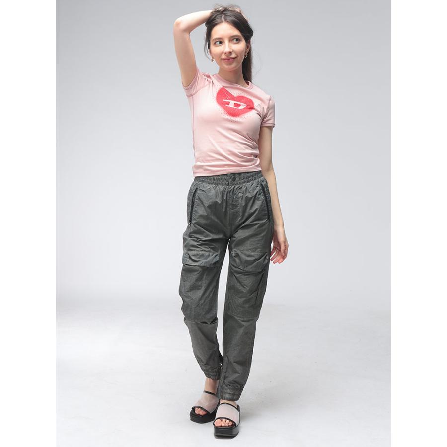 Diesel ナイロンパンツ　ウィメンズ　40 DIESEL (ディーゼル) レディース カーゴパンツ ナイロン ポケット