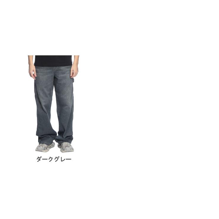 ディーゼル メンズ ジーンズ DIESEL ロゴ D-LIVERY ボタンフライ ペインター デニム パンツ DSA1926609N83 ブランド ボトムス ダークグレーの画像