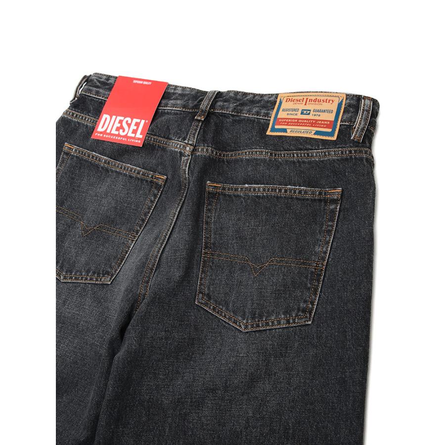 DIESEL（ディーゼル） メンズ ジーンズ ロゴ D-RISE ダメージ ボタン