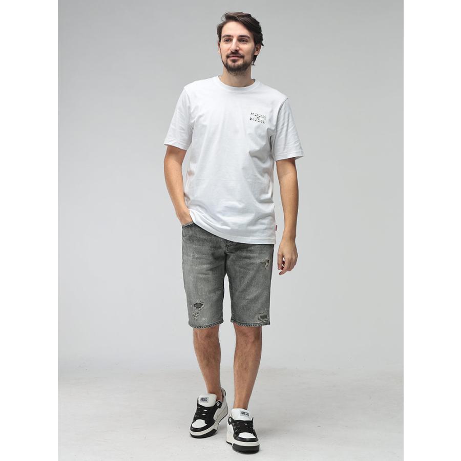 DIESEL（ディーゼル） メンズ Tシャツ 半袖 ロゴ アーカイブ
