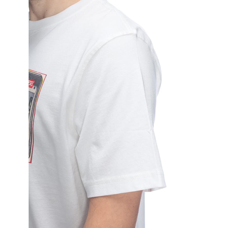 DIESEL（ディーゼル） メンズ Tシャツ 半袖 ロゴ デジタルプリント