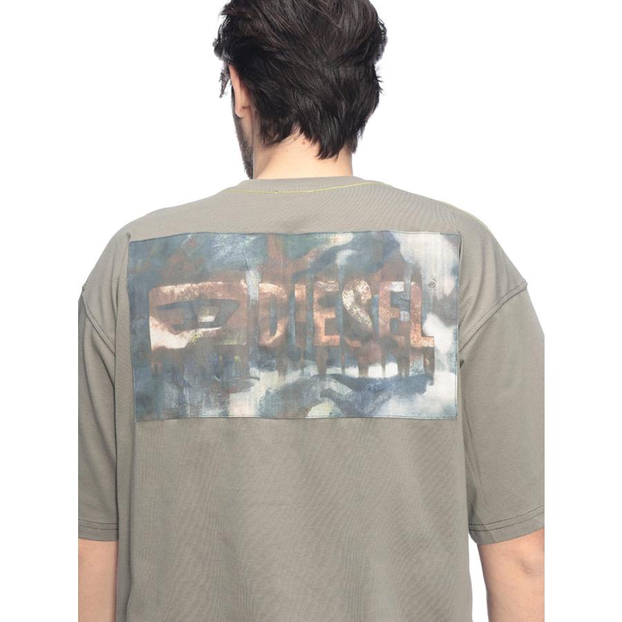 DIESEL（ディーゼル） メンズ Tシャツ 半袖 ロゴ バックデザイン