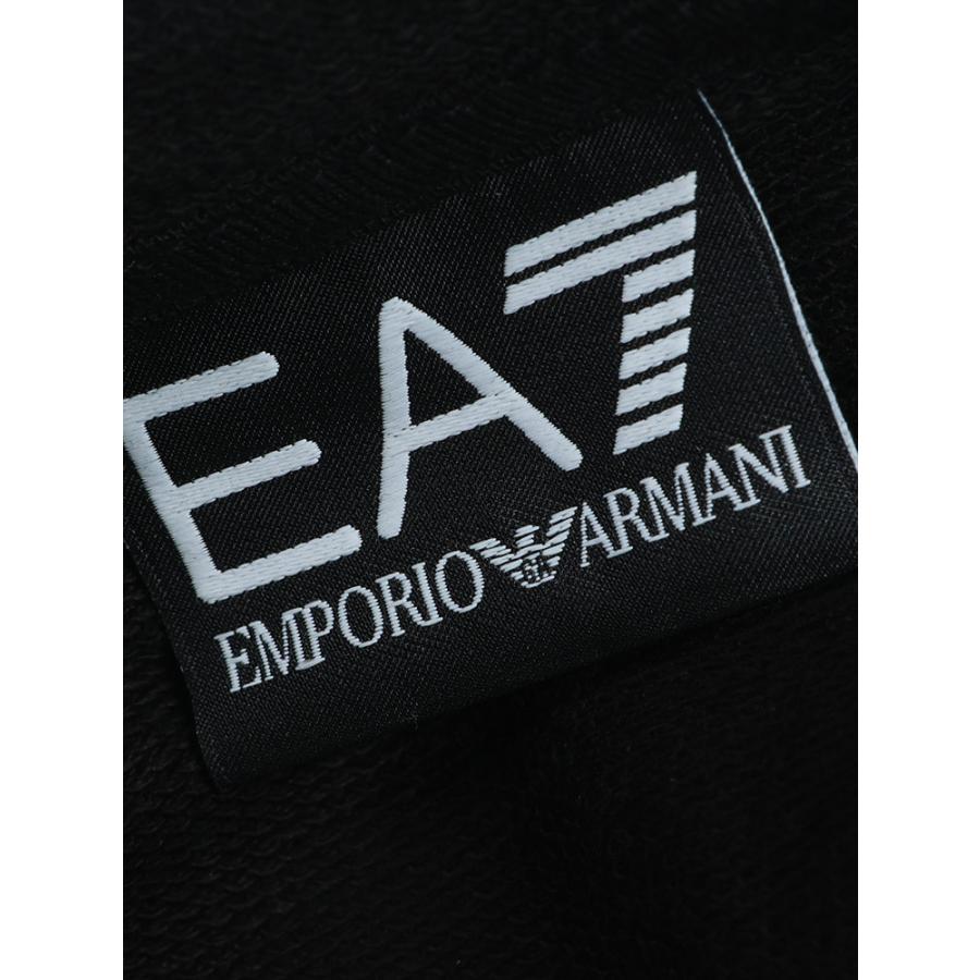 エンポリオアルマーニ メンズ パーカー 長袖 EMPORIO ARMANI ロゴ プリント フルジップ パーカー EA78NPM33PJVRZ ブランド トップス ブラックの画像