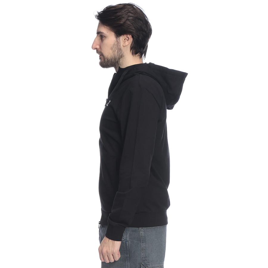 エンポリオアルマーニ メンズ パーカー 長袖 EMPORIO ARMANI ロゴ プリント フルジップ パーカー EA78NPM33PJVRZ ブランド トップス ブラックの画像