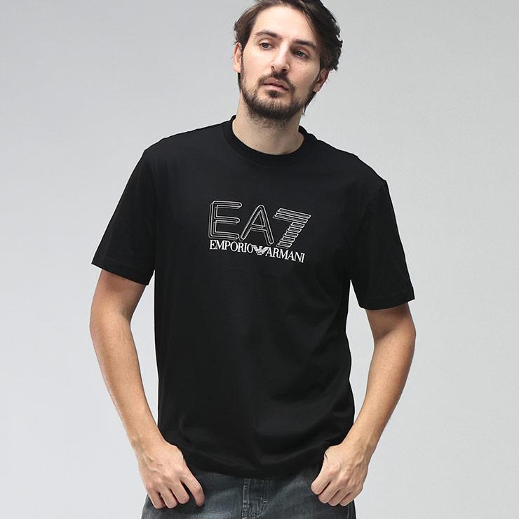 【未使用】希少♪EA7 エンポリオアルマーニ Tシャツ カットソー EA7 エンポリオアルマーニ メンズ Tシャツ 半袖 EMPORIO ARMANI ロゴ