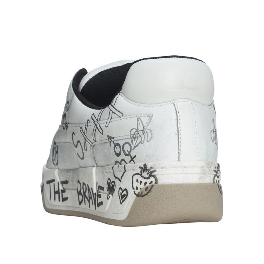 ディーゼル メンズ スニーカー DIESEL D-OLLIE グラフィックプリント シューズ DSY03796P7484 ブランド 靴 ローカット レースアップの画像