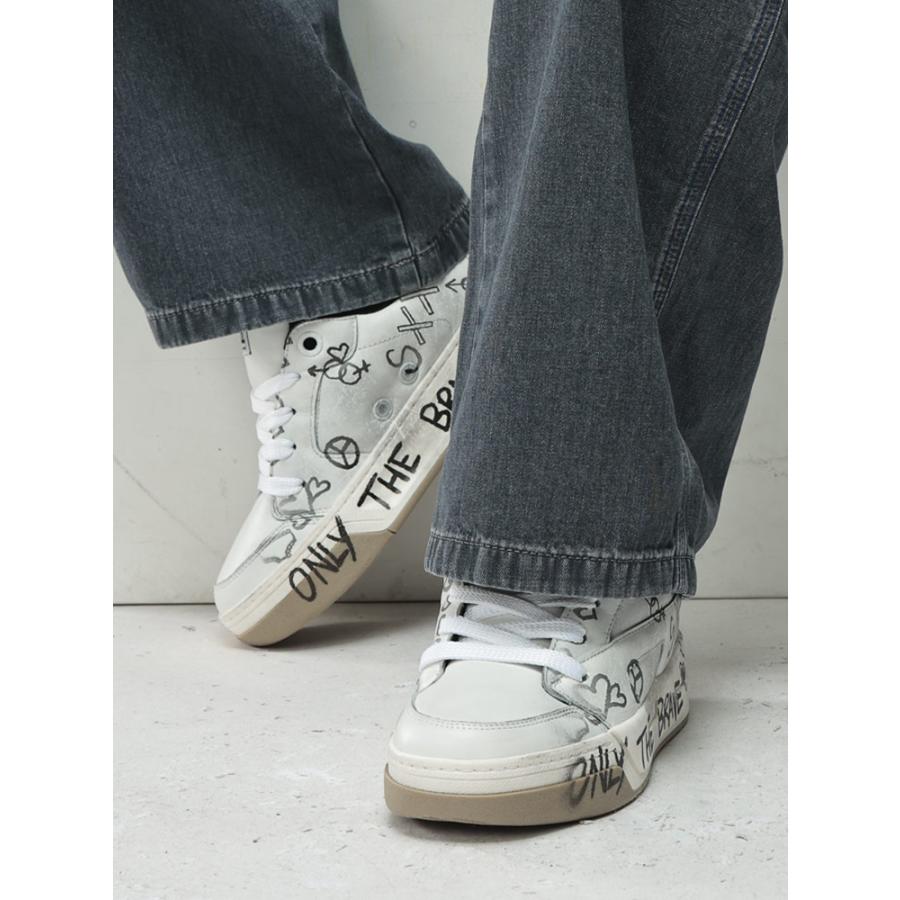 DIESEL  バレーシューズ DIESEL (ディーゼル) メンズ スニーカー D-OLLIE グラフィックプリント