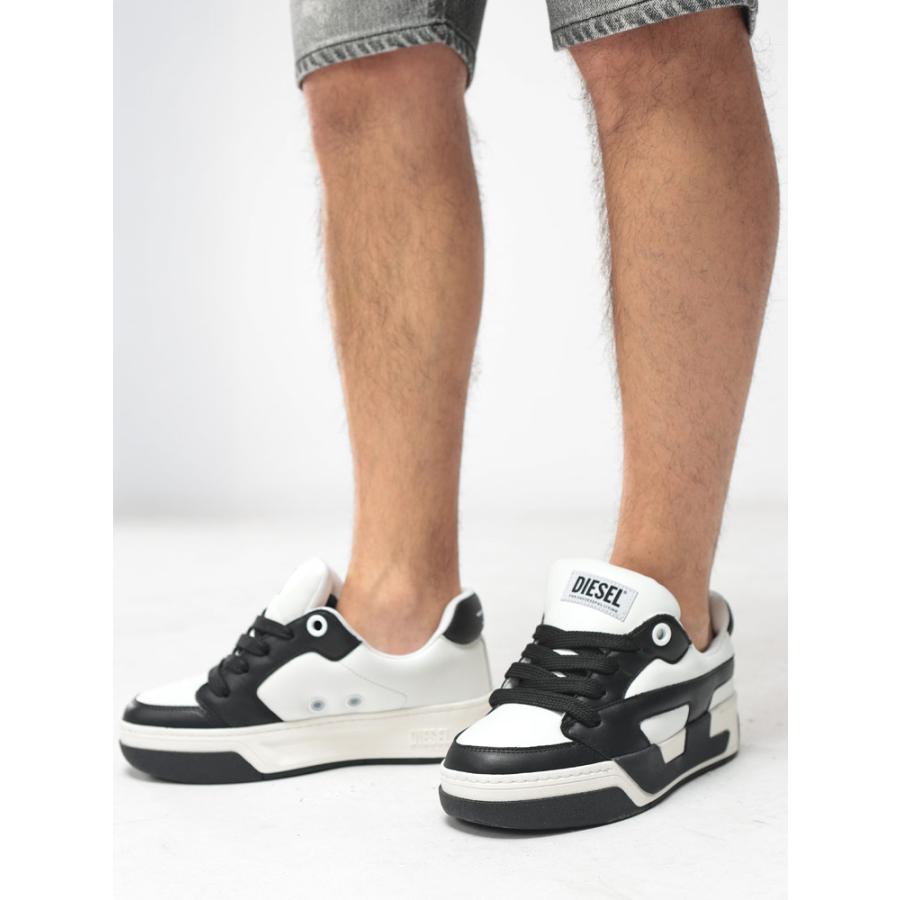 ディーゼル メンズ スニーカー DIESEL D-OLLIE Dロゴ シューズ DSY03796P7483 ブランド 靴 ローカット レースアップの画像