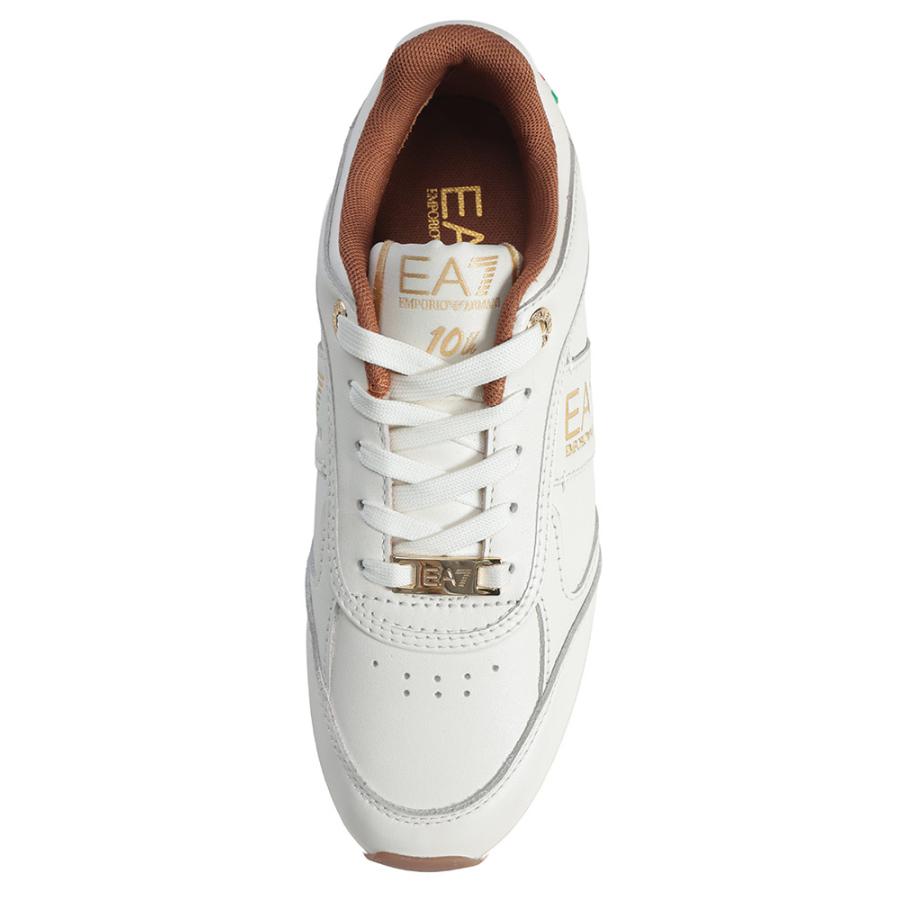 エンポリオアルマーニ メンズ スニーカー EMPORIO ARMANI 10th anniversary ローカット レザー シューズ EA77X648AF15588 ブランド 靴の画像