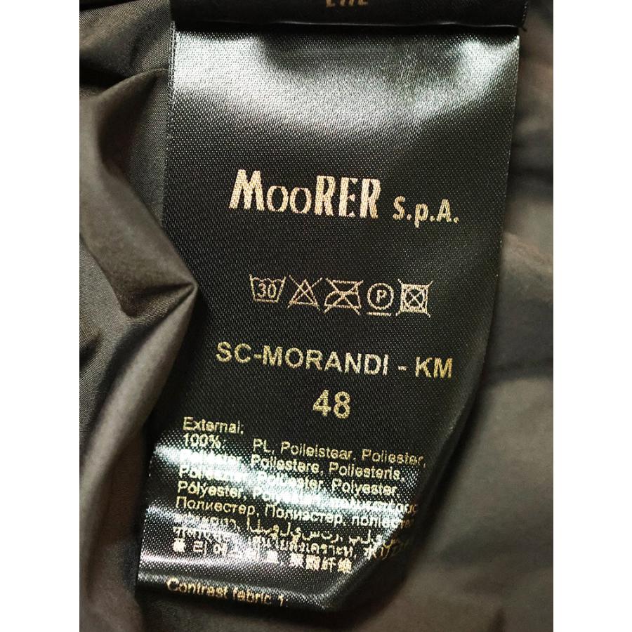 ムーレー メンズ コート MOORER フルジップ スタンドカラー ハーフコート スプリングコート MRMORANDIKM26S ブランド アウター ネイビーの画像