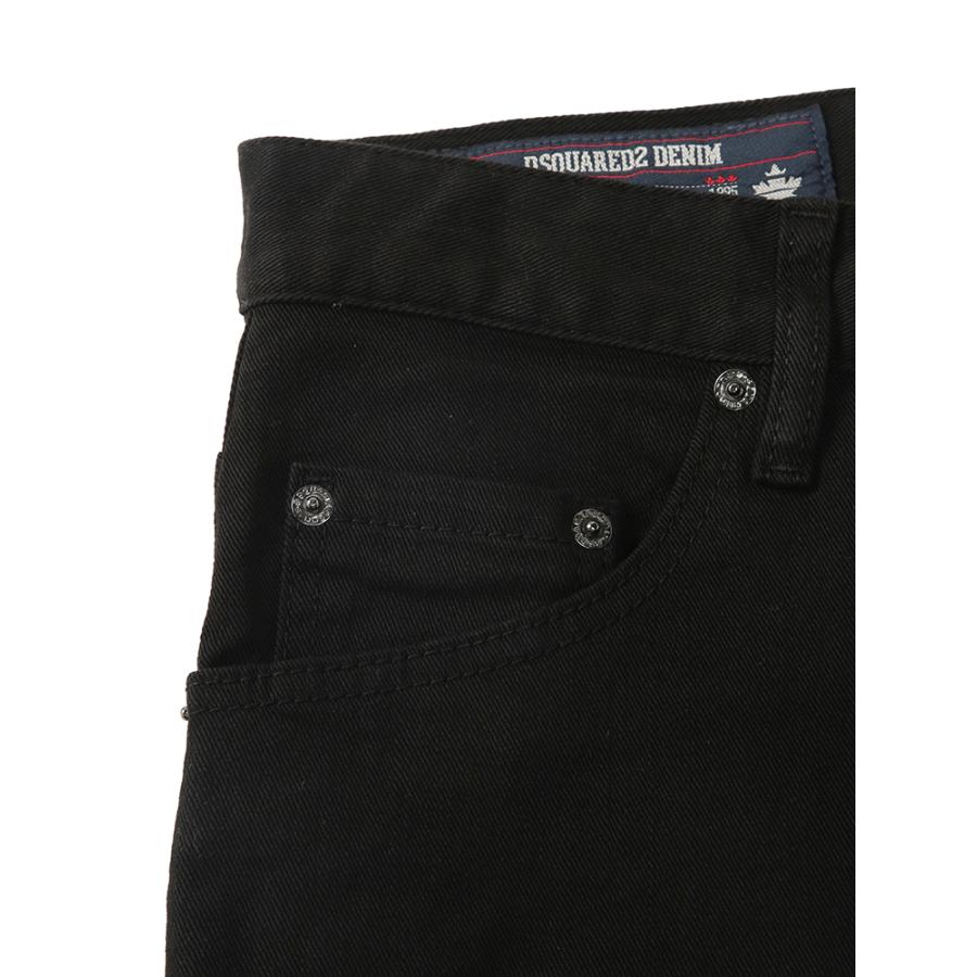 ディースクエアード メンズ ジーンズ DSQUARED2 ボタンフライ カラー デニム パンツ SKATER スケーター D2LB1930S39781 ブランド ボトムス ホワイト ブラックの画像