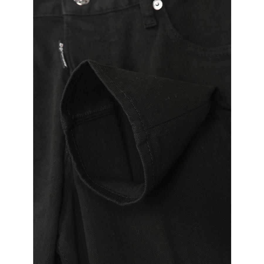 ディースクエアード メンズ ジーンズ DSQUARED2 ボタンフライ カラー デニム パンツ SKATER スケーター D2LB1930S39781 ブランド ボトムス ホワイト ブラックの画像