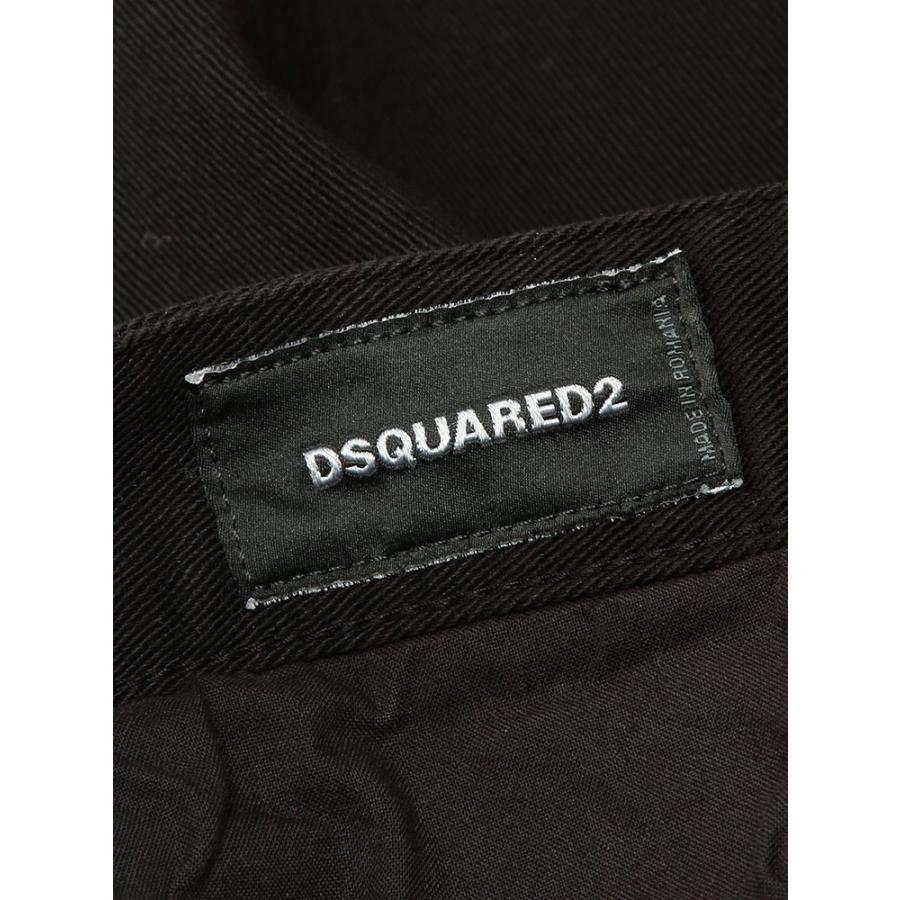 ディースクエアード メンズ ジーンズ DSQUARED2 ボタンフライ カラー デニム パンツ SKATER スケーター D2LB1930S39781 ブランド ボトムス ホワイト ブラックの画像
